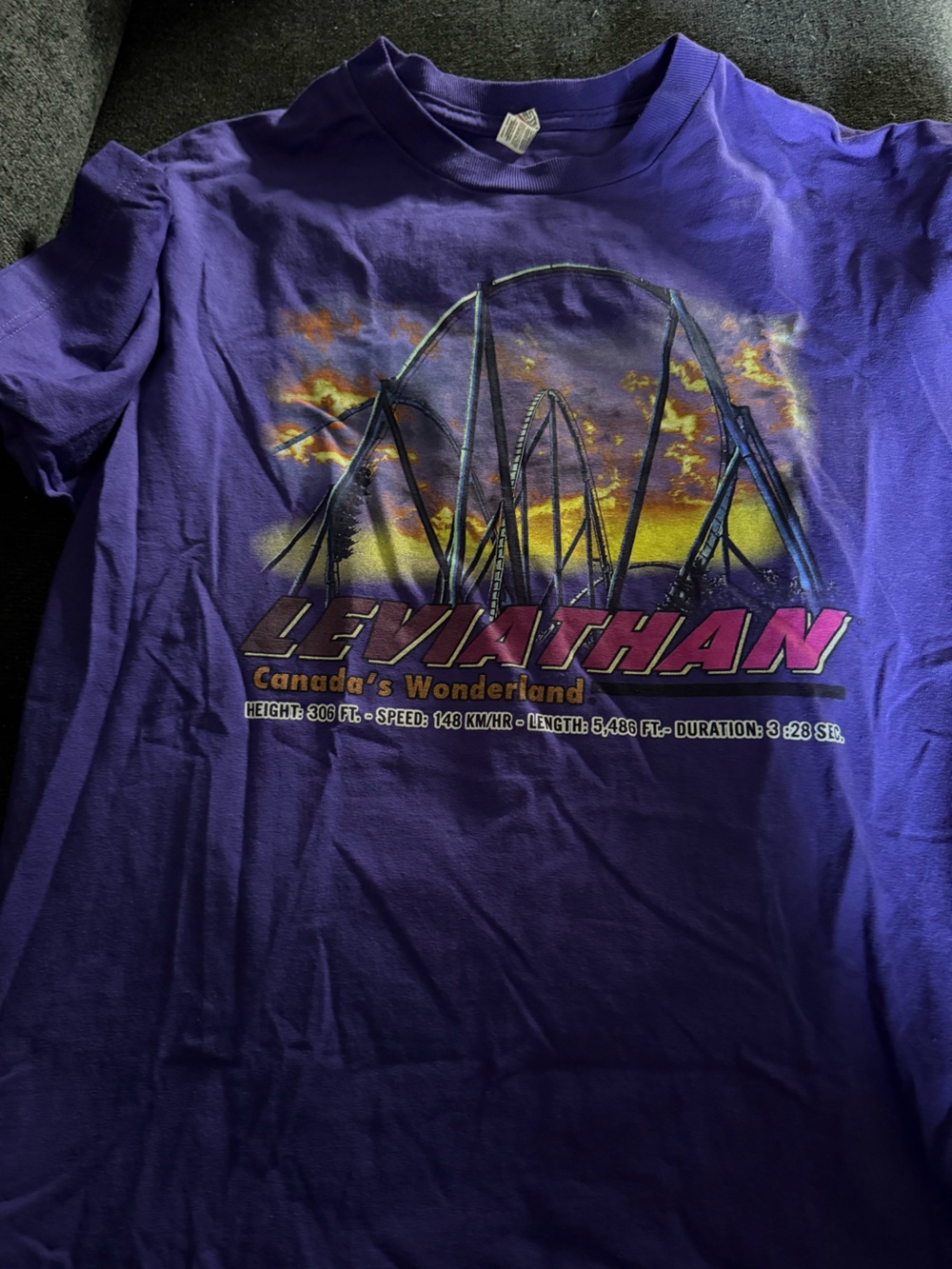 Canadas Wonderland Leviathan shirt